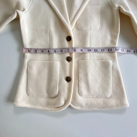 Rag & Bone Alex Merino Wool Sweater Blazer Ivory Sz XSm - Picture 11 of 16